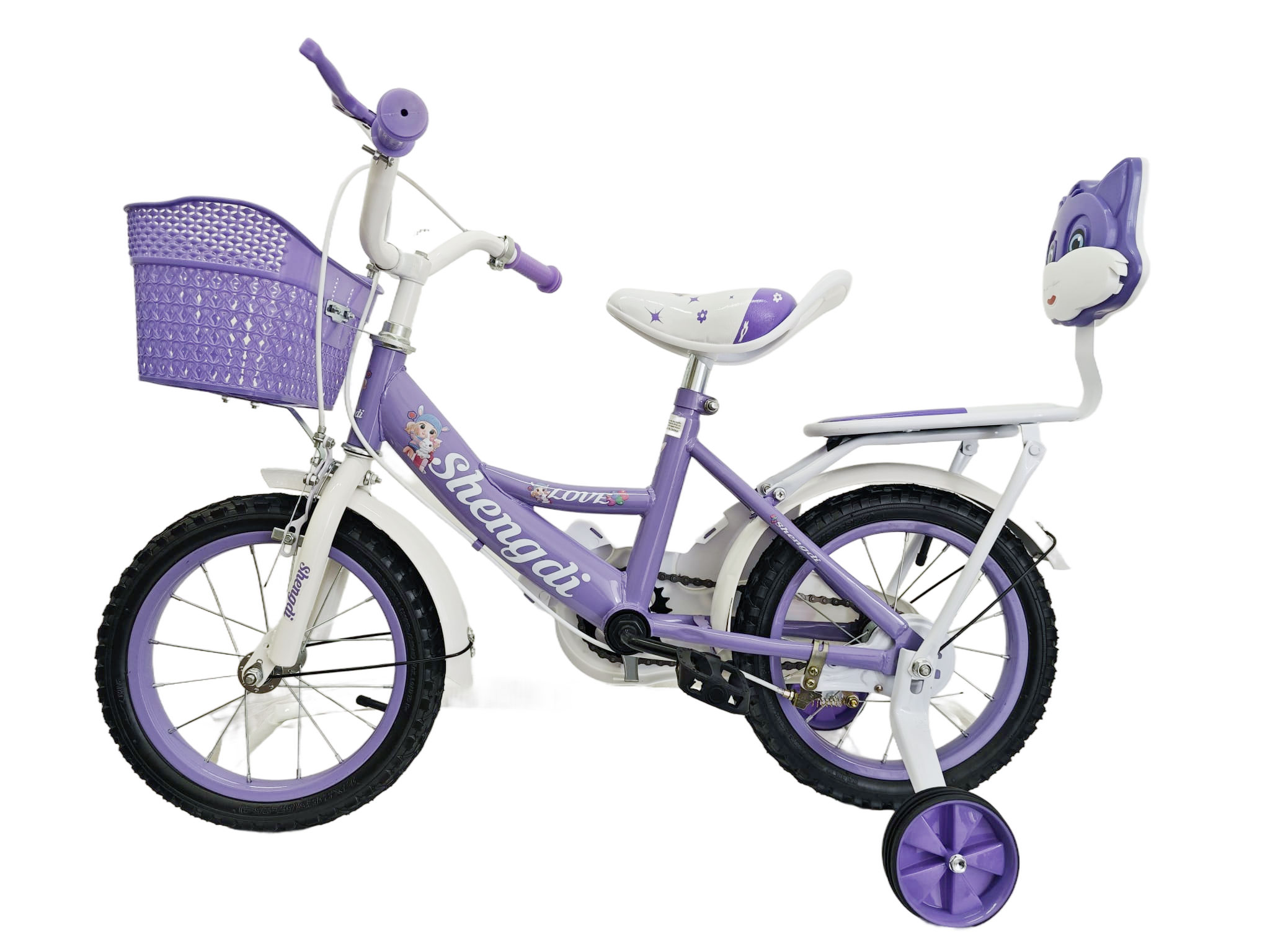 Dtsk kolo UBCYC-10 14" fialov  pro mal objevitele