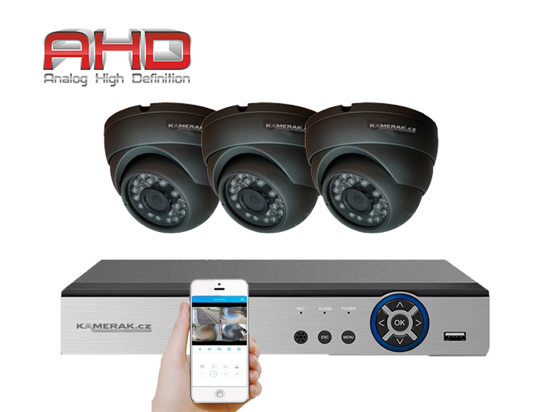 3 kamerov systm AHD HE3-64E 5Mpx