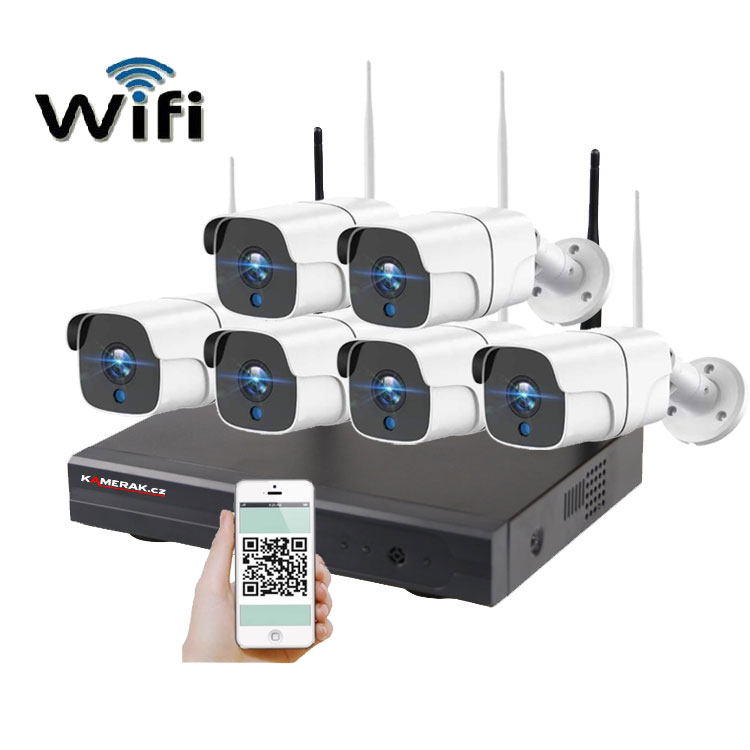 Bezdrátový 6 kamerový systém WIP6-107B 3MPx