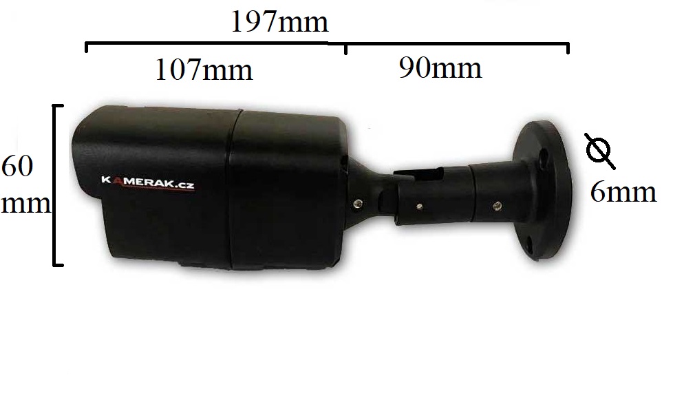 Venkovn IP kamera  nabdne zznam v 3MPx rozlien