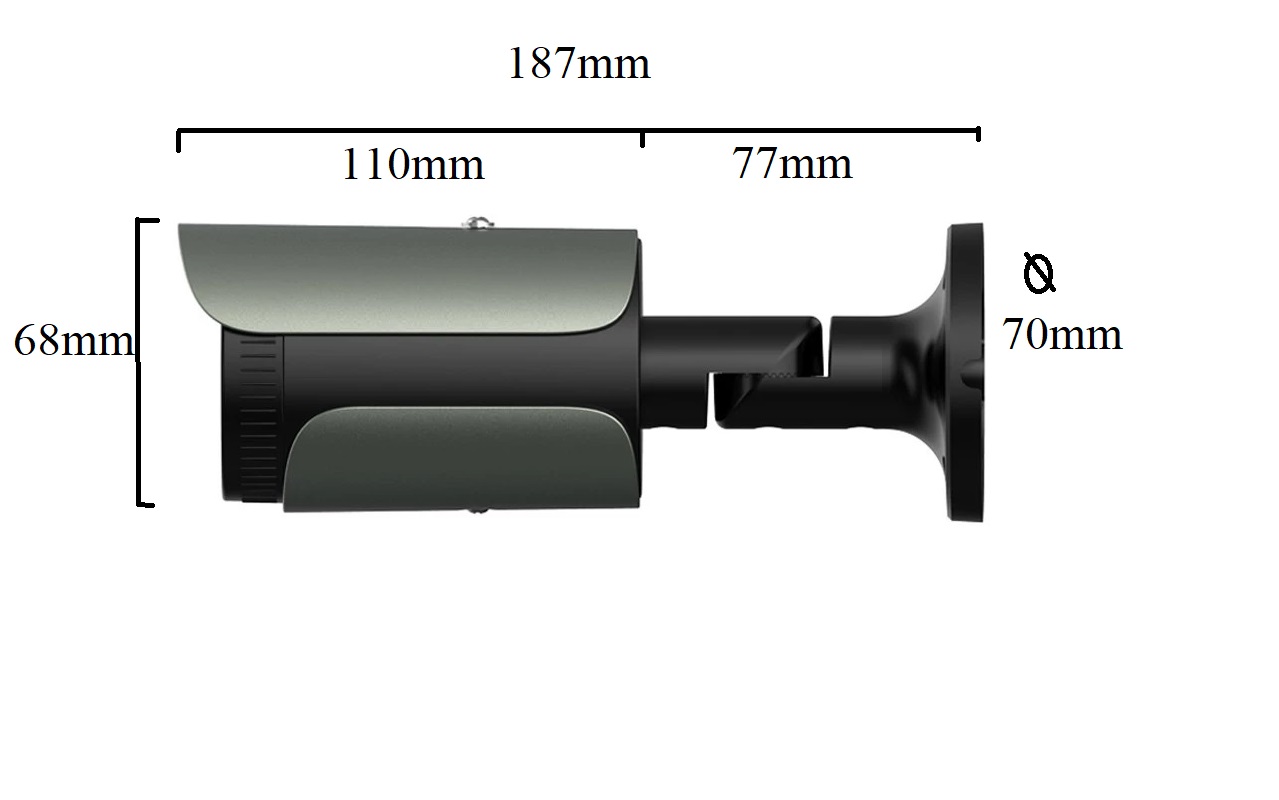 Venkovn IP kamera  nabdne zznam v 3MPx rozlien