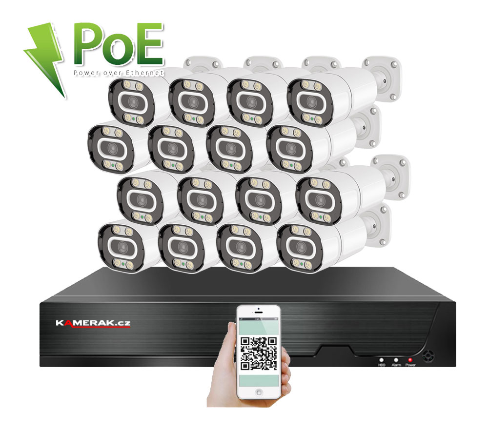16 kamerov systm PoE IPXM-1603B 4MPx