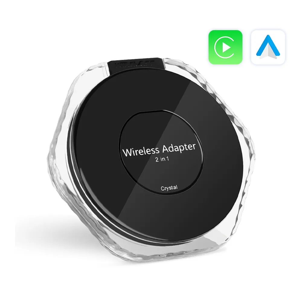 Bezdrtov adaptr 2v1 pro CarPlay a Android Auto  Uijte si jzdu bez kabel!