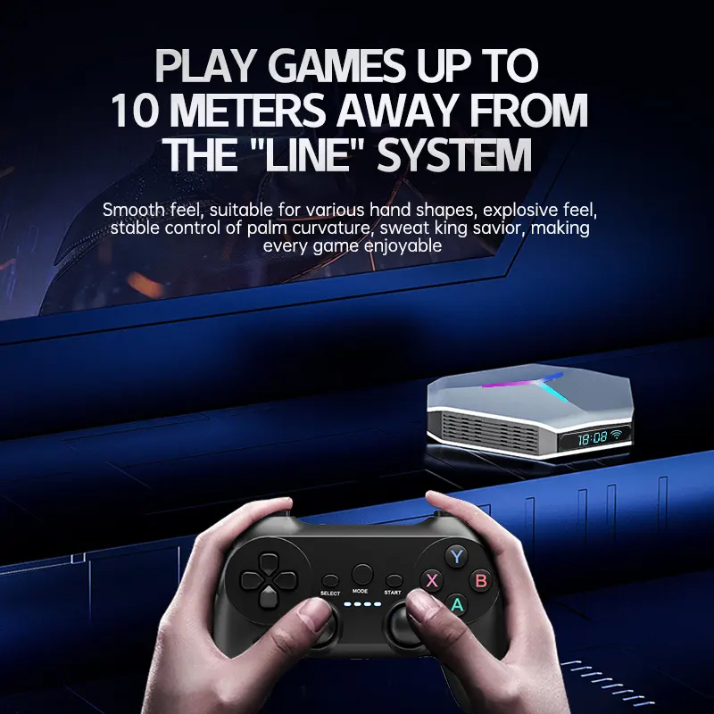 X10 4K HD videohern konzole 64G 
