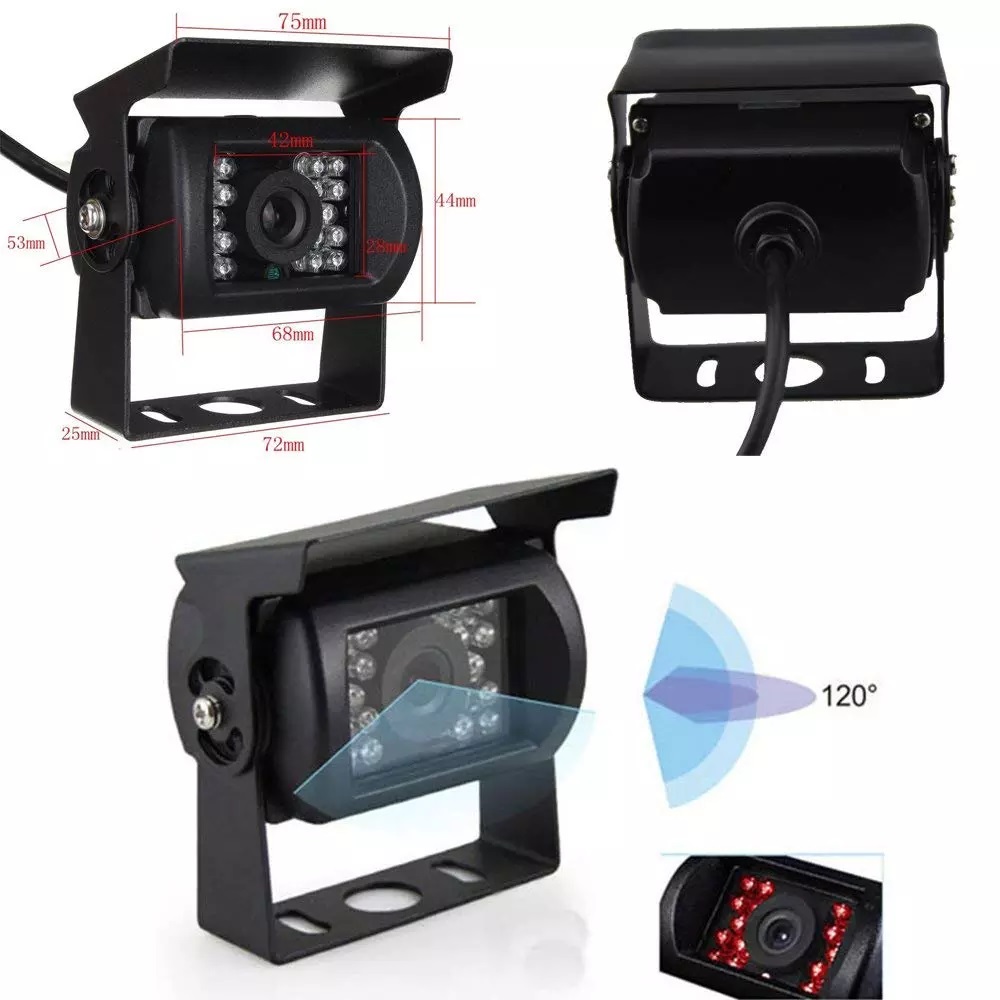 Systm 4 kamer s 9" monitorem pro vozidla 12V/24V