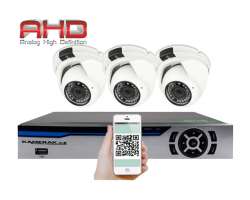 3 kamerov AHD set HE2-62A 2Mpx 1080p, H.265, CZ menu - 4590 K