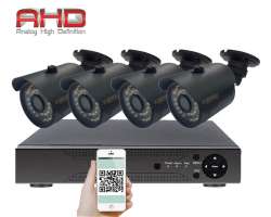 4 kamerov AHD set WN4-58E s mic 5Mpx 1920p, H.265, CZ menu - 5990 K