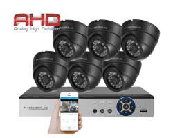 6 kamerov AHD set HE6-64E 5Mpx 1920p, H.265, CZ menu - 8190 K