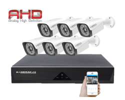 6 kamerov AHD set WN6-60E 5Mpx s mic., H.265, CZ menu - 7990 K