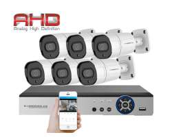 6 kamerov AHD set HE6-63E 5Mpx 1920p, H.265, CZ menu - 8390 K