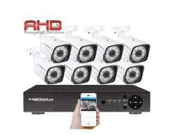 8 kamerov set AHD WN8-60A 2MPx-1080P, CZ menu - 6190 K