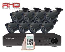 8 kamerov AHD set WN8-58A 2Mpx 1080p, H.265, CZ menu - 6390 K