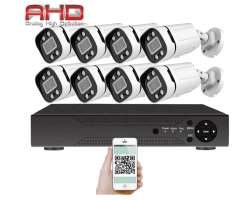 8 kamerov AHD set WN8-59E s mic. 5Mpx 1920p, H.265, CZ menu - 11090 K