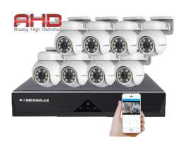 8 kamerov set  AHD WN8-080E PTZ 5Mpx, CZ menu - 12290 K