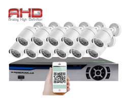 12 kamerov AHD set HE12-51A 2Mpx 1080p, H.265, CZ menu - 12190 K