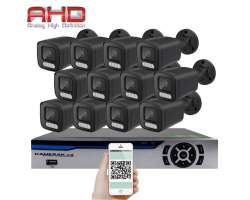 12 kamerov AHD set HE12-56E 5Mpx 1920p, H.265, CZ menu - 16190 K