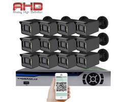 12 kamerov AHD set HE12-57E 5Mpx 1920p, H.265, CZ menu - 16790 K