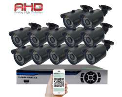 12 kamerov AHD set HE12-58E 5Mpx 1920p, H.265, CZ menu - 16790 K