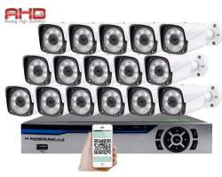 16 kamerov AHD set HWN16-60A 2Mpx 1080p, H.265, CZ menu - 13690 K