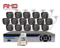 16 kamerov AHD set HE16-50A 2Mpx 1080p, H.265, CZ menu - 14090 K