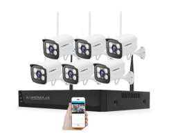 VOLNA Bezdrátový 6 kamerový set WiFi TUYA 3MPx, CZ menu - 8390 Kč