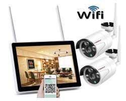 Bezdrátový 2 kamerový set WiFi IP PRO WIP2-152B 13"LCD, 3MPx, CZ menu - 7390 Kč