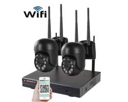 Bezdrtov 2 kamerov set WiFi IP Pro WIP2-109B Black, 3MPx,  PTZ, CZ menu - 4290 K