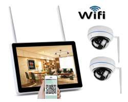 Bezdrátový 2 kamerový set WiFi IP PRO WIP2-154B 13"LCD, 3MPx, CZ menu - 7390 Kč