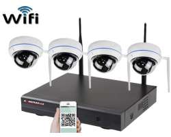 Bezdrtov 4 kamerov set WiFi IP PRO WIP4-104B 3MPx, CZ menu - 6290 K