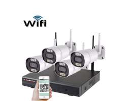 Bezdrtov 4 kamerov set WiFi IP PRO WIP4-105B 3MPx, CZ menu - 6290 K