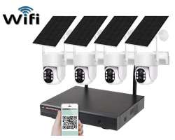 Bezdrtov solrn PTZ 4 kamerov systm Wifi IP Pro WIP4-211B 4MPx, CZ menu - 9690 K