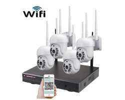 Bezdrtov 4 kamerov set WiFi IP Pro WIP4-308C 5MPx, PTZ, CZ menu - 7990 K