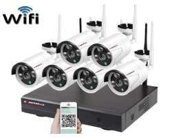 Bezdrtov 6 kamerov set WiFi IP PRO WIP6-302C 5MPx, CZ menu - 10990 K