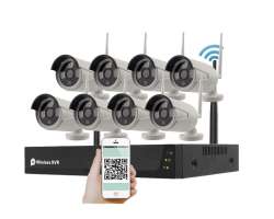 Bezdrtov 8 kamerov set WiFi TUYA WTU8-032A, 2MPx, CZ menu - 8850 K