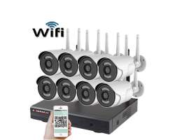 Bezdrtov 8 kamerov set WiFi IP PRO WIP8-106B 3MPx, CZ menu - 11190 K