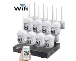 Bezdrtov 8 kamerov set WiFi IP Pro WIP8-108B 3MPx, PTZ, CZ menu - 12090 K