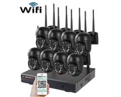 Bezdrtov 8 kamerov set WiFi IP Pro WIP8-109B, Black, 3MPx, PTZ, CZ menu - 12090 K