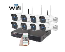 Bezdrtov 8 kamerov set WiFi IP PRO WIP8-307C 5MPx, CZ menu - 12790 K