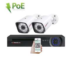 PoE IP 2 kamerov set XM-201B 4MPx, CZ menu  - 5690 K