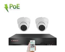 PoE IP 2 kamerov� set XM-202B 4MPx, CZ menu - 5190 K�