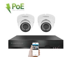 PoE IP 2 kamerov� set XM-202B 4MPx, CZ menu - 5190 K�