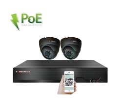 4K PoE IP 2 kamerov set XM-211D 8MPx, H.265, CZ menu - 6590 K