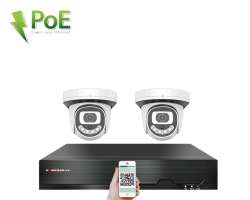 4K PoE IP 2 kamerov set XM-212D 8MPx, CZ menu - 6690 K