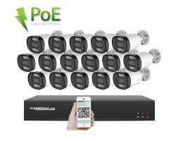 PoE IP 16 kamerov set XM-1613B 4MPx, CZ menu - 30890 K