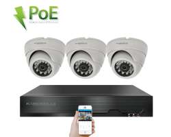 4K PoE IP 3 kamerov� set XM-302D 8MPx, CZ menu - 8390 K�