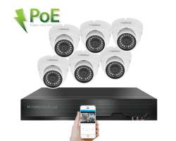 PoE IP 6 kamerov� set XM-602B 4MPx,  CZ menu - 11190 K�