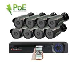PoE IP 8 kamerov set XM-809A 3MPx, CZ menu - 13990 K