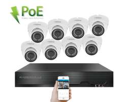PoE IP 8 kamerov� set XM-802B 4MPx, CZ menu - 13790 K�