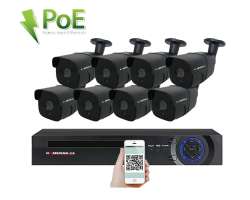 PoE IP 8 kamerov set XM-807B 4MPx, CZ menu - 14290 K
