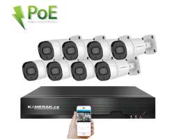 4K PoE IP 8 kamerov set XM-808D 8MPx, CZ menu - 17290 K